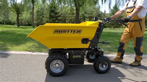 Austter Kg Electric Mini Dumper Chinese Small Garden Power Barrow