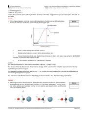 5 Mid Unit Test Docx Graded Assignment Science Unit Reaction Rates