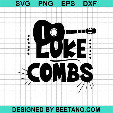 Luke Combs Guitar Svg Archives Hight Quality Scalable Vector Graphics