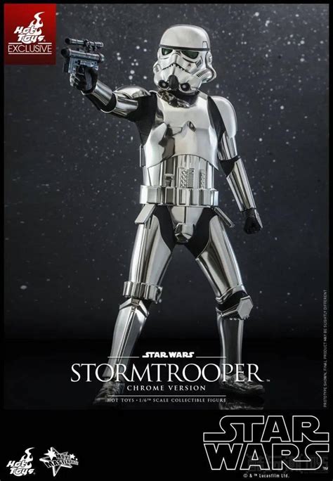 Hot Toys星际大战帝国风暴兵银色电镀版 比例收藏级人偶 酷玩潮CHAO
