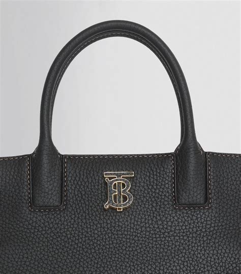 Womens Burberry Black Mini Leather Frances Tote Bag Harrods