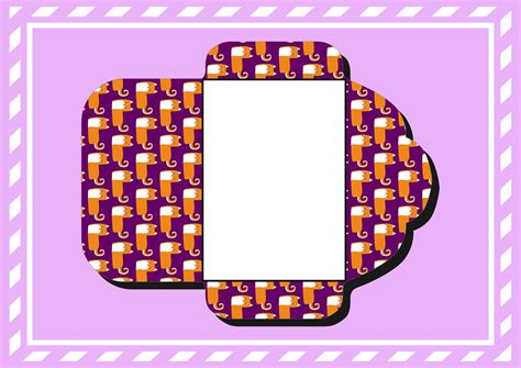 Envelope Template Cat Pattern Graphic by Arief Sapta Adjie II ...