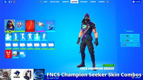 FNCS Champion Seeker Skin Combos Fortnite Battle Royale YouTube