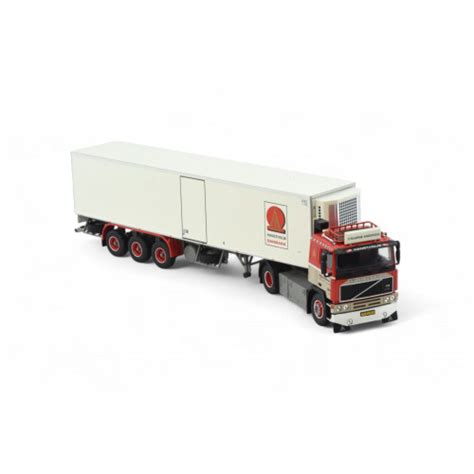 Tekno 82194 Volvo F12 Sleeper Cab 4x2 Reefer Trailer PBA P Bjarne Andersen