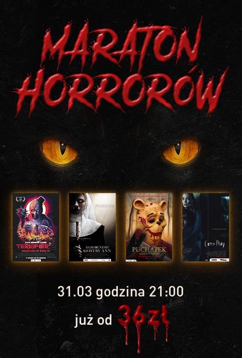 Maraton Horrorów 2023 Kup bilety w Cinema City