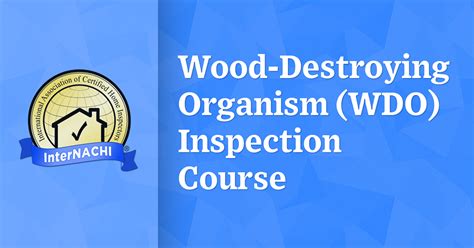 Wood Destroying Organism WDO Inspection Course Structural