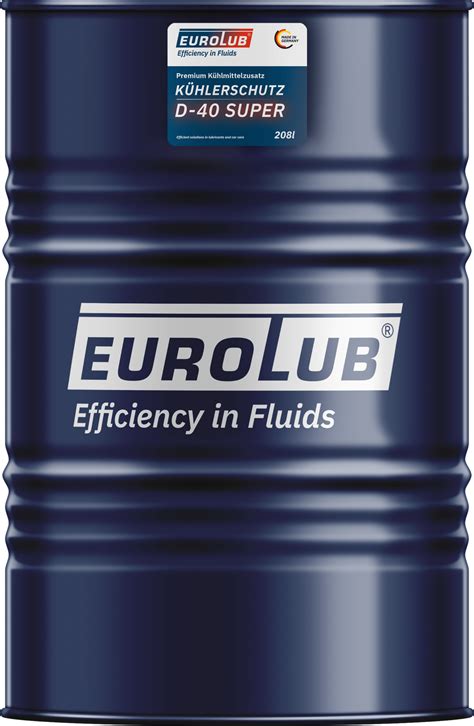 ANTIFREEZE COOLANT D-40 SUPER - 208 L | EUROLUB Onlineshop