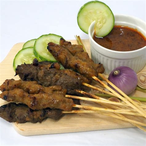 Cooked Satay Beef 50s Regular City Satay Online