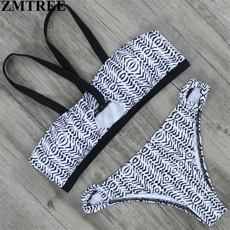 Zmtree 2017 Sexy High Quality Bikini Women Swimsuit Swimwear Cut Out