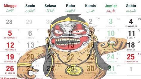 Hari Ini Senin Weton Apa Dalam Kalender Jawa Makna Dan Hitungannya