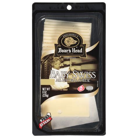 Save On Boar S Head Baby Swiss Cheese Pre Sliced Order Online