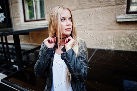 Stylish Blonde Woman Stock Photo Containing Adult And Attractive A