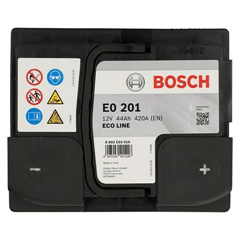 Bosch Autobatterie Eco Line SLI 420A Kaltstartstrom Nach EN 420 A