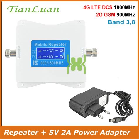 Amplificador De Red M Vil Gsm Lte G Mhz Mhz Repetidor