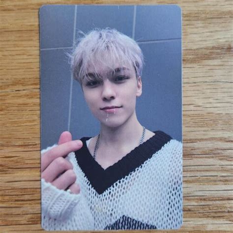 Vernon Official M U Record Lucky Draw Photocard Seventeen Th Mini