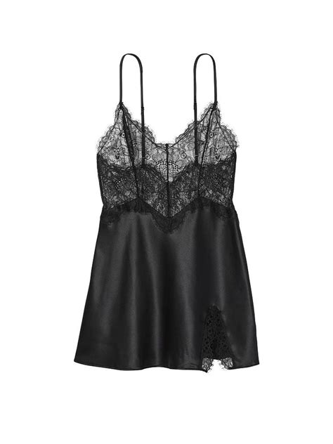 Buy Victorias Secret Satin Lace Slip Dress From The Victorias Secret