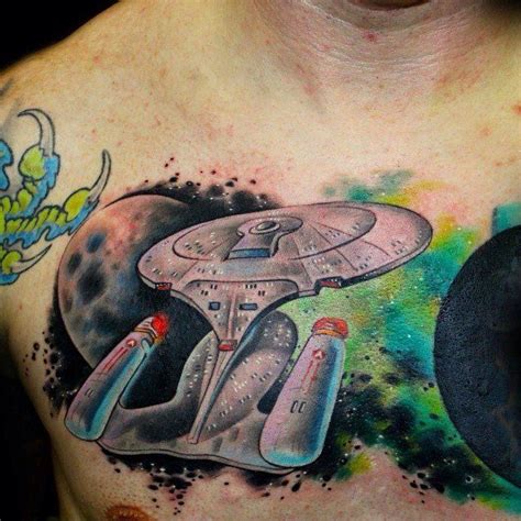 Enterprise D Star Trek Tattoo Galaxy Tattoo Tattoos