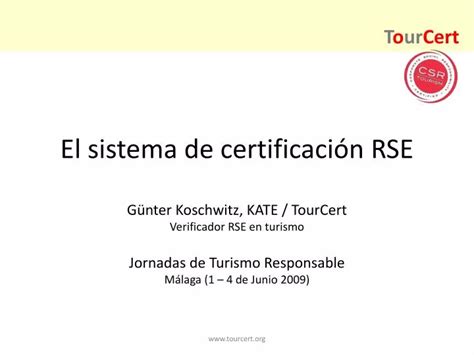 Ppt El Sistema De Certificaci N Rse Powerpoint Presentation Free