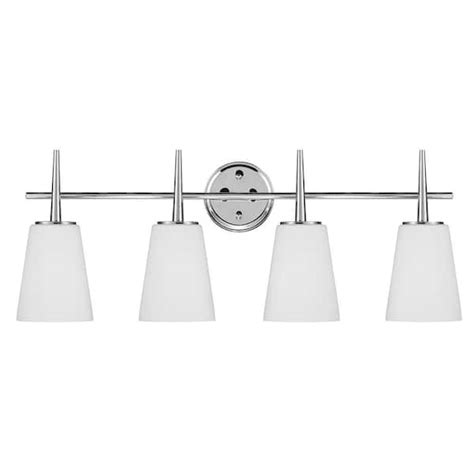 Generation Lighting Driscoll 30 In 4 Light Contemporary Modern Chrome