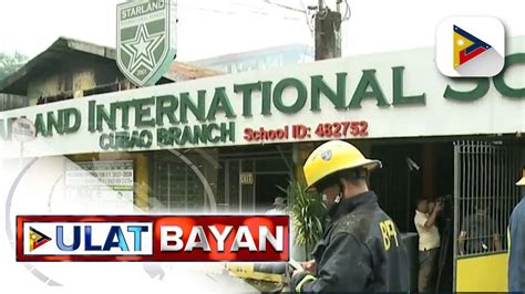 Gusali Ng Pribadong Paaralan Sa Brgy Socorro QC Nasunog Video