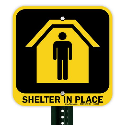 Printable Shelter In Place Sign