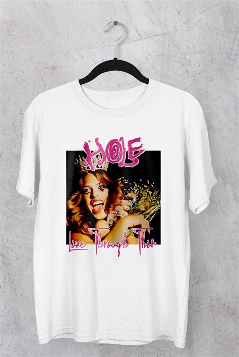 Hole Band Live Through This T Shirt Hole Band Shirt Hole Etsyde