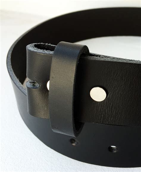 Ceinture Noire En Cuir Haute Qualit Pour Boucles De Ceinture Made In