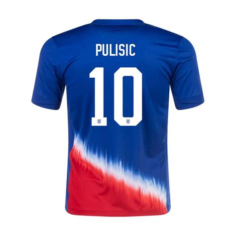 2024 USA PULISIC 10 Copa America Away Soccer Jersey Team Soccer Jerseys