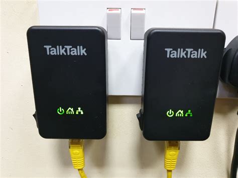 Talktalk Huawei Powerline Adapters Pt200av Paired Plus 2 X Ethernet