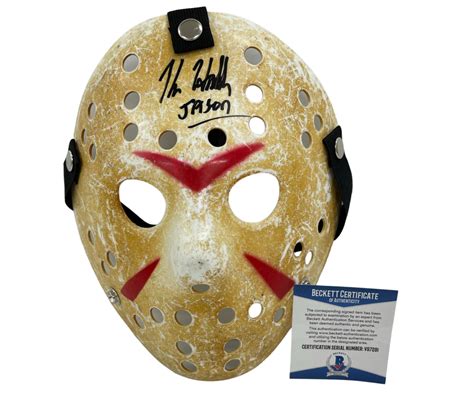 KANE HODDER JASON VOORHEES FRIDAY THE 13TH SIGNED MASK AUTOGRAPH ...