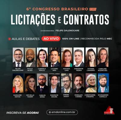 6º Congresso Brasileiro de Licitações e Contratos EMD Online