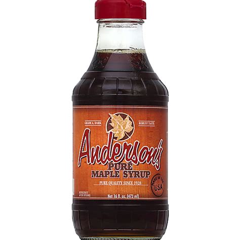 Anderson S Maple Syrup Pure 16 Oz Shop Sun Fresh