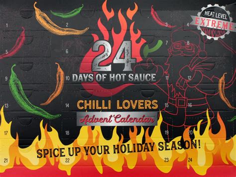 Days Of Hot Sauce Advent Calendar