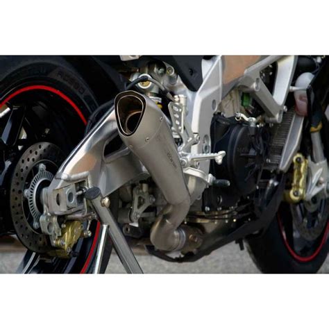 Silencieux Hydroform Satin Homologu Passage Bas Hp Corse Aprilia Tuono