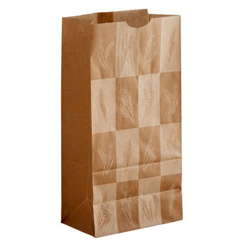 Bagcraft Packaging 300284 8 Lb Ecocraft Dubl Wax® Kraft Bag With