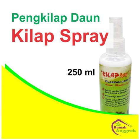 Promo Pengkilap Daun Kilap Spray Ml Anggrek Aglonema Kilap