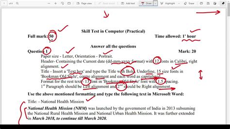 Ossc Bsso Skill Test Exam Questions Osssc Ri Skill Test Exam 2021