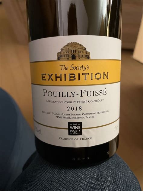 2018 The Wine Society The Society s Exhibition Pouilly Fuissé France