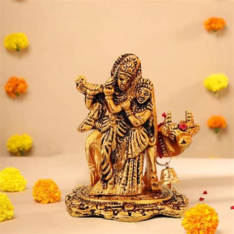 Buy Craftvatika Metal Radha Krishna Statue Radha Krishan Idol