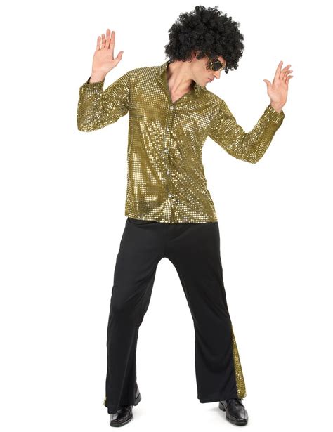 Disfraz De Disco Dorado Hombre Vegaoo Outfit Da Festa Vestiti Da