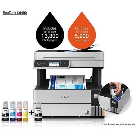 Jual Printer Epson L6490 Ink Tank Print Scan Copy Fax Wireless Duplex