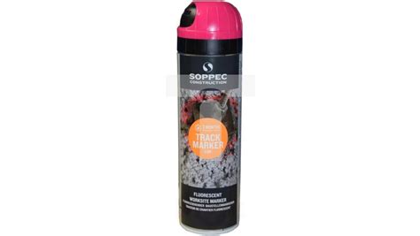 Farba geodezyjna do znakowania różowa 500ml spray SOPPEC Track Marker