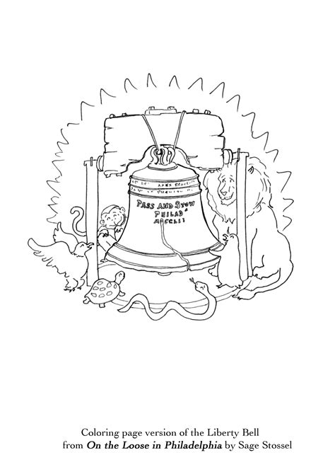 Liberty Bell Coloring Pages For Kids