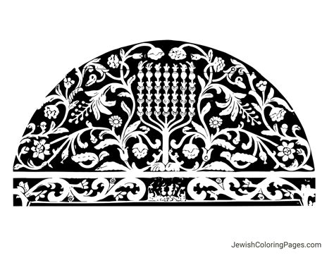 Jesus Teaches At The Synagogue Coloring Page 4