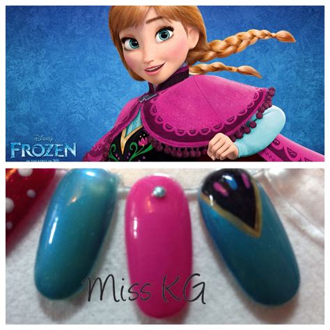 Pin By Marie Azrak On Nail Art Disney Frozen Nails Disney Nails