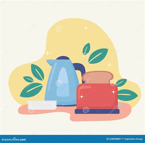 cartoon household appliances stock vector illustration  kitchenware