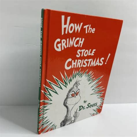 How The Grinch Stole Christmas By Dr Seuss Hardcover Bk 1985 Random Like New Vtg £16 29