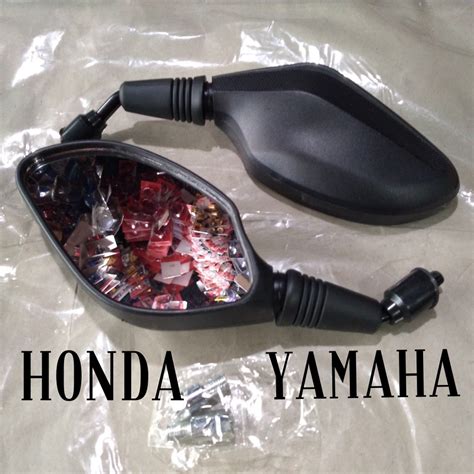 Jual Kaca Spion Sepion Click Hitam Karbon Twotone Universal Honda