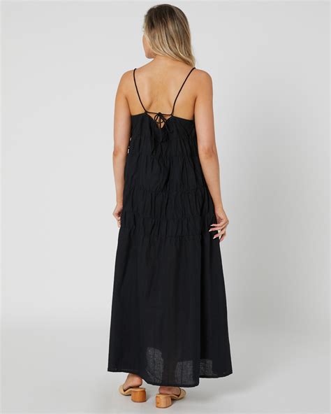 Rue Stiic Bella Maxi Dress Black Surfstitch