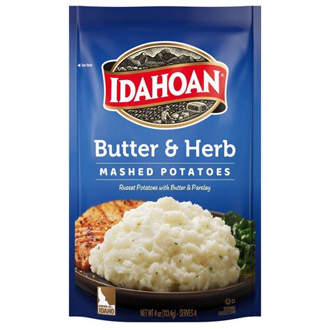 Idahoan® Butter And Herb Mashed Potatoes 4 Oz